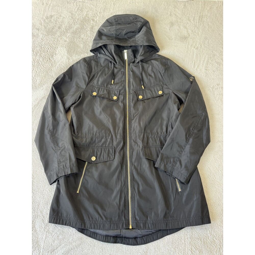 Michael Kors Hooded Anorak Rain Jacket L